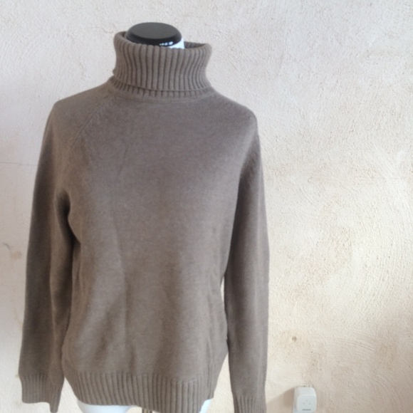 Jeanne Pierre Cotton Turtleneck Sweater 